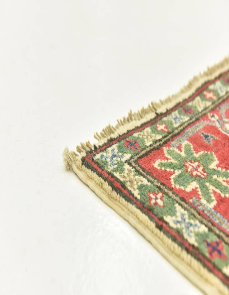 Detail image of  3' 10 x 5' 8  Hand Knotted Kazak Rug