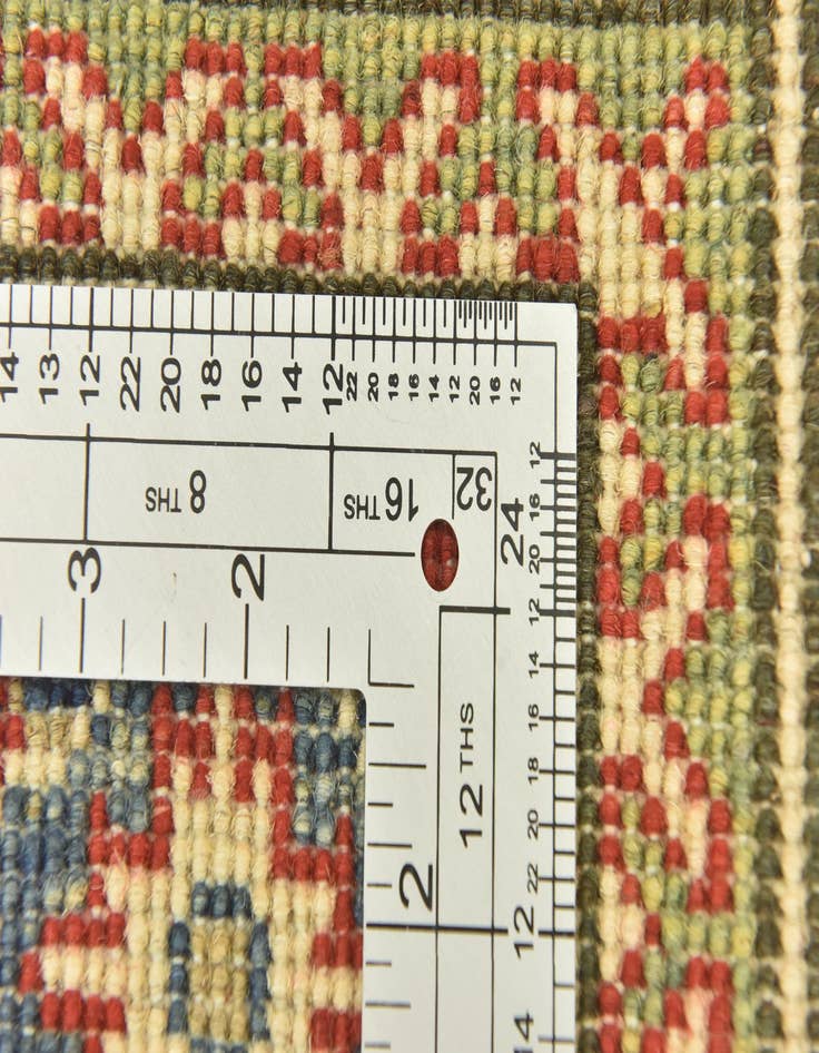 Detail image of  4' 1 x 5' 9  Hand Knotted Kazak Rug