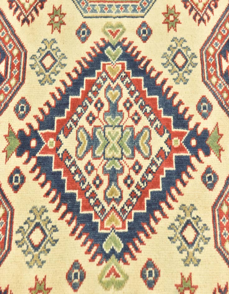 Detail image of  4' 1 x 5' 9  Hand Knotted Kazak Rug