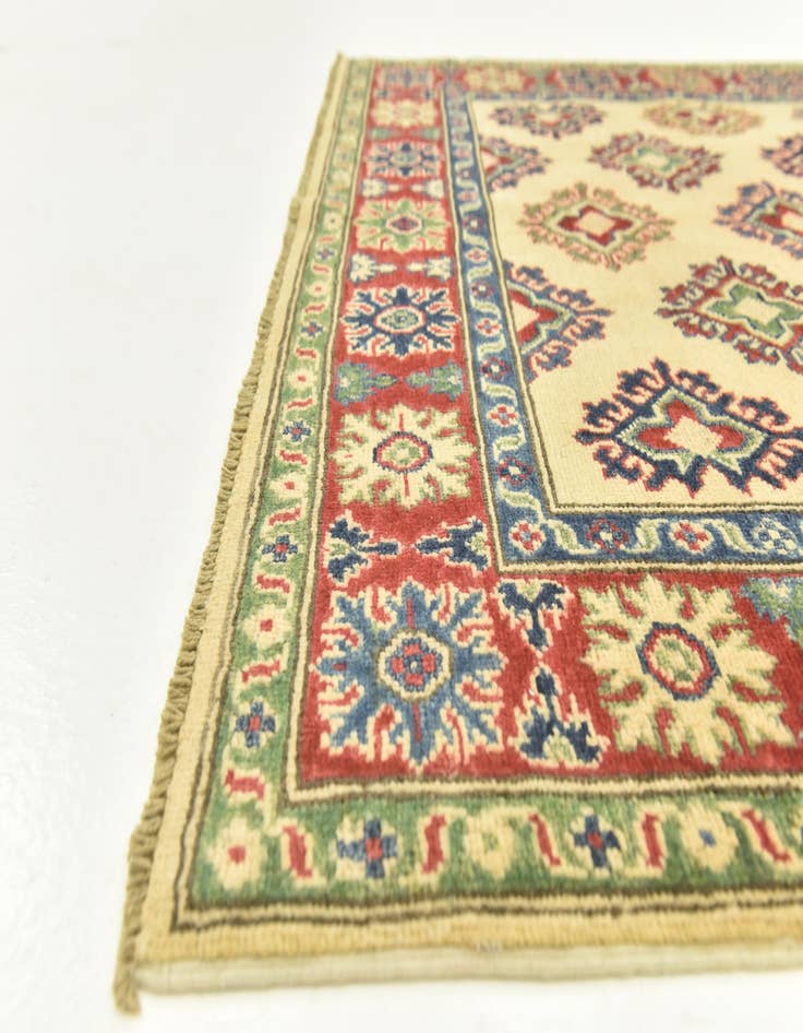Detail image of  3' 10 x 6'  Hand Knotted Kazak Rug
