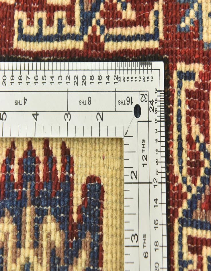 Detail image of  3' 2 x 5' 2  Hand Knotted Kazak Rug