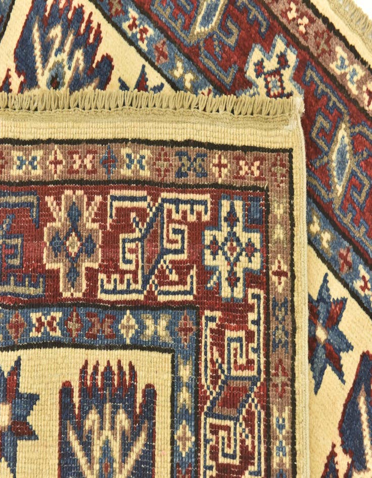 Detail image of  3' 2 x 5' 2  Hand Knotted Kazak Rug