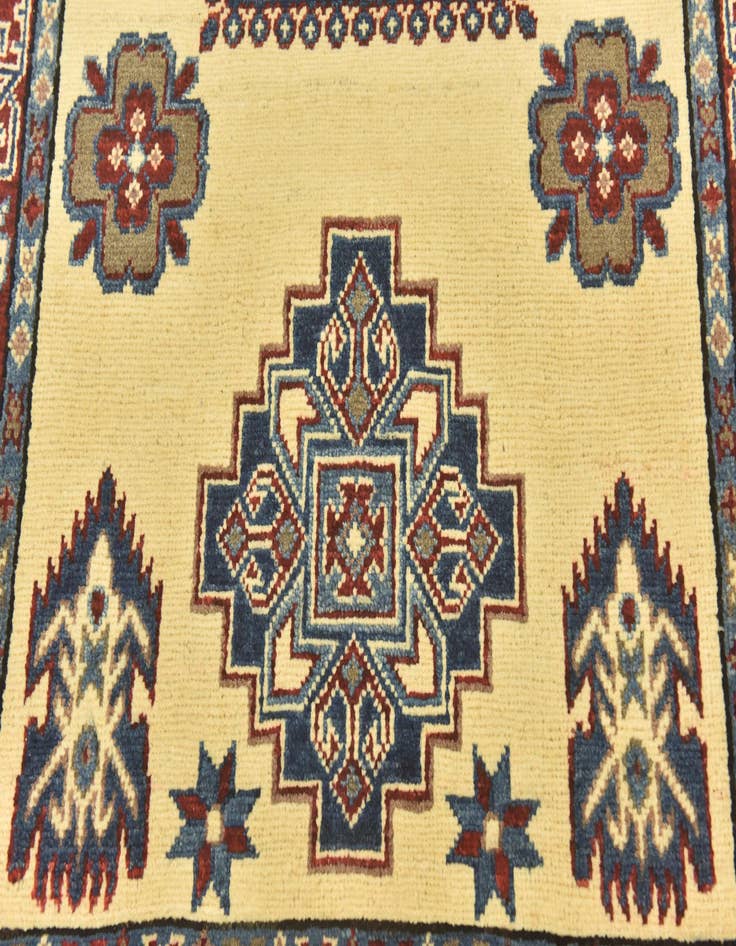 Detail image of  3' 2 x 5' 2  Hand Knotted Kazak Rug