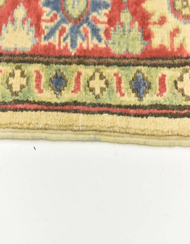 Detail image of  4' 2 x 6'  Hand Knotted Kazak Rug