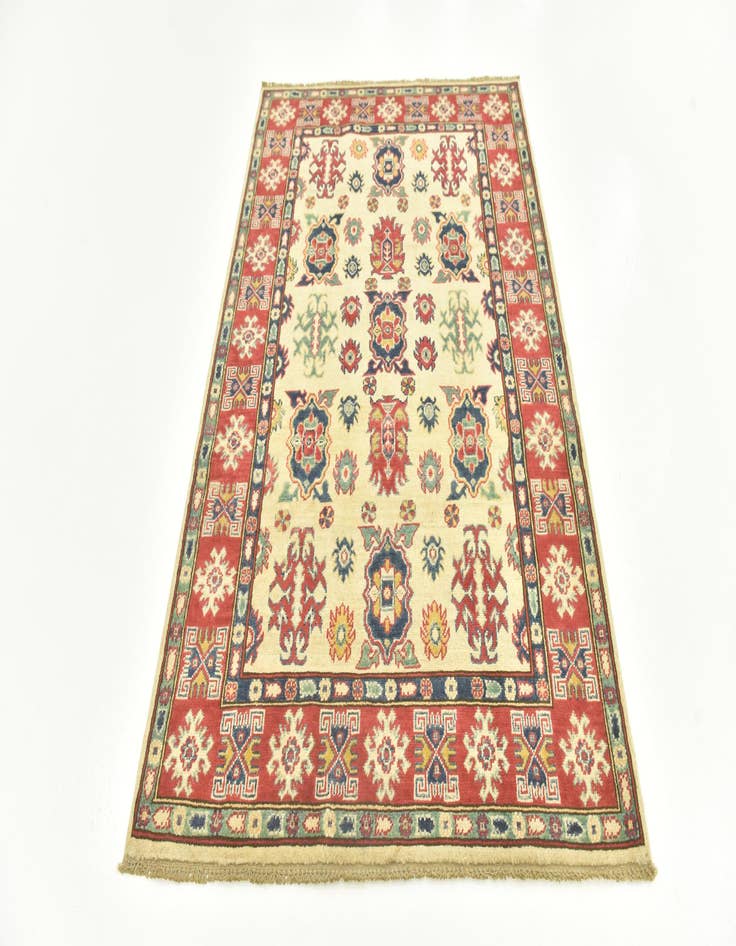 Detail image of  4' 2 x 6' 2  Hand Knotted Kazak Rug