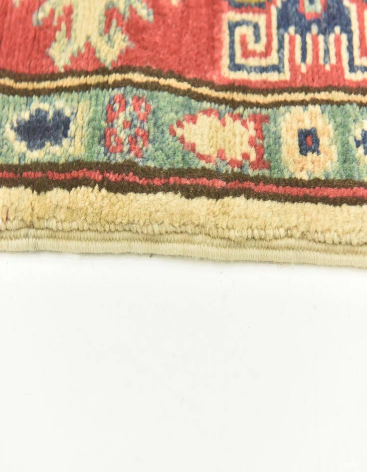 Detail image of  4' 2 x 6' 2  Hand Knotted Kazak Rug