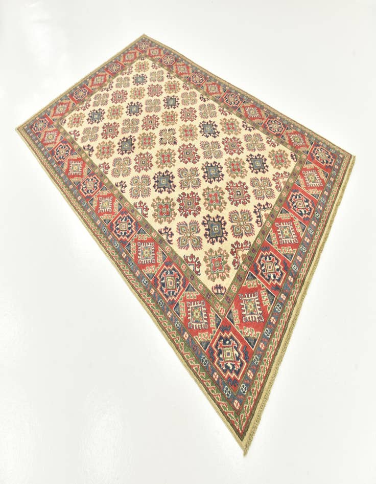 Detail image of  6' 2 x 9' 6  Hand Knotted Kazak Rug