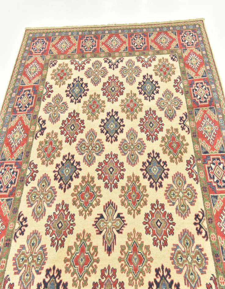 Detail image of  6' 2 x 9' 6  Hand Knotted Kazak Rug