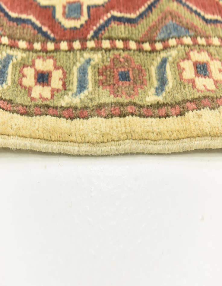 Detail image of  6' 3 x 9'  Hand Knotted Kazak Rug