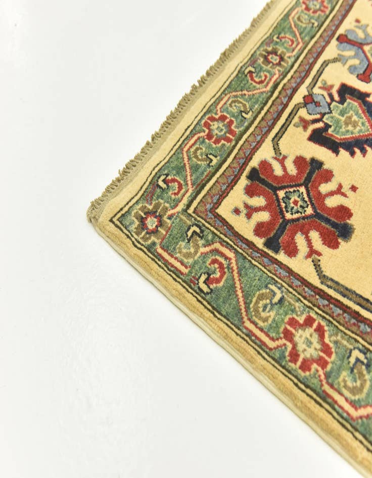 Detail image of  6' 8 x 9' 6  Hand Knotted Kazak Rug