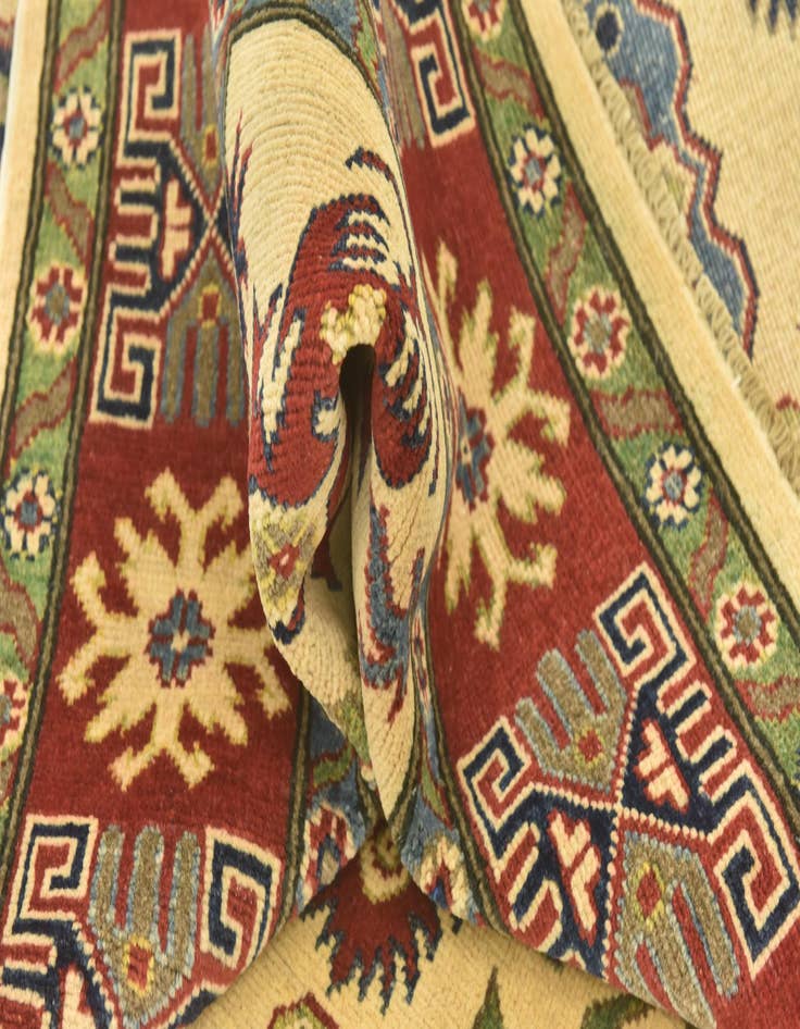 Detail image of  5' 8 x 7' 9  Hand Knotted Kazak Rug