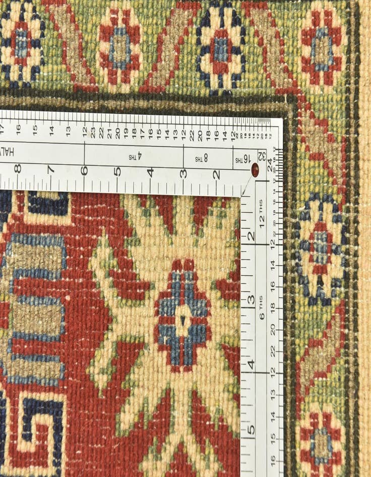 Detail image of  5' 8 x 7' 9  Hand Knotted Kazak Rug