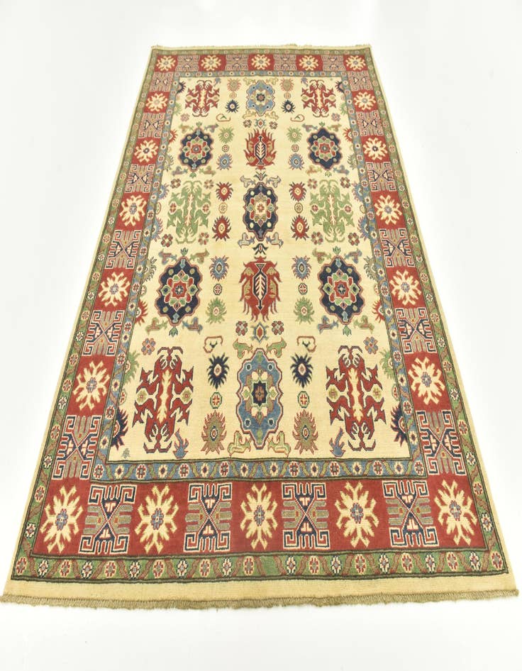 Detail image of  5' 8 x 7' 9  Hand Knotted Kazak Rug