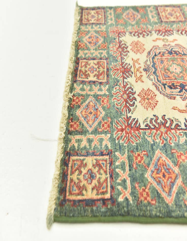 Detail image of 2' 8 x 4' Hand Knotted Kazak Oriental Rug