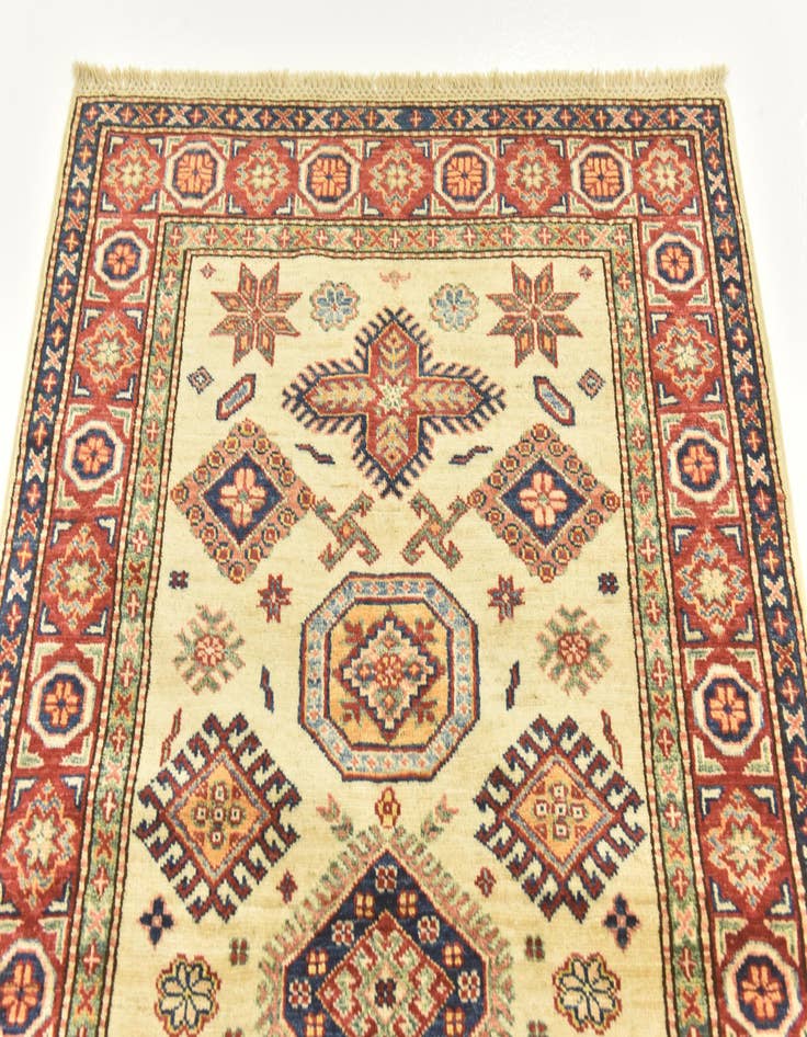 Detail image of  3' 5 x 5'  Hand Knotted Kazak Oriental Rug