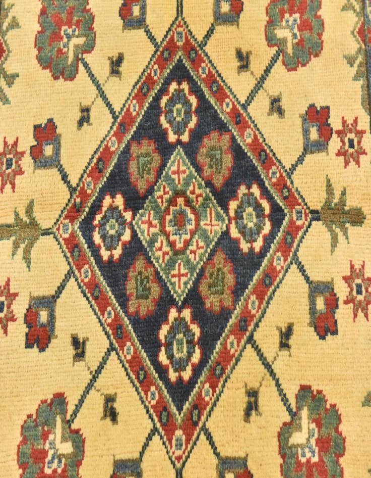 Detail image of  3' 5 x 5' 3  Hand Knotted Kazak Oriental Rug