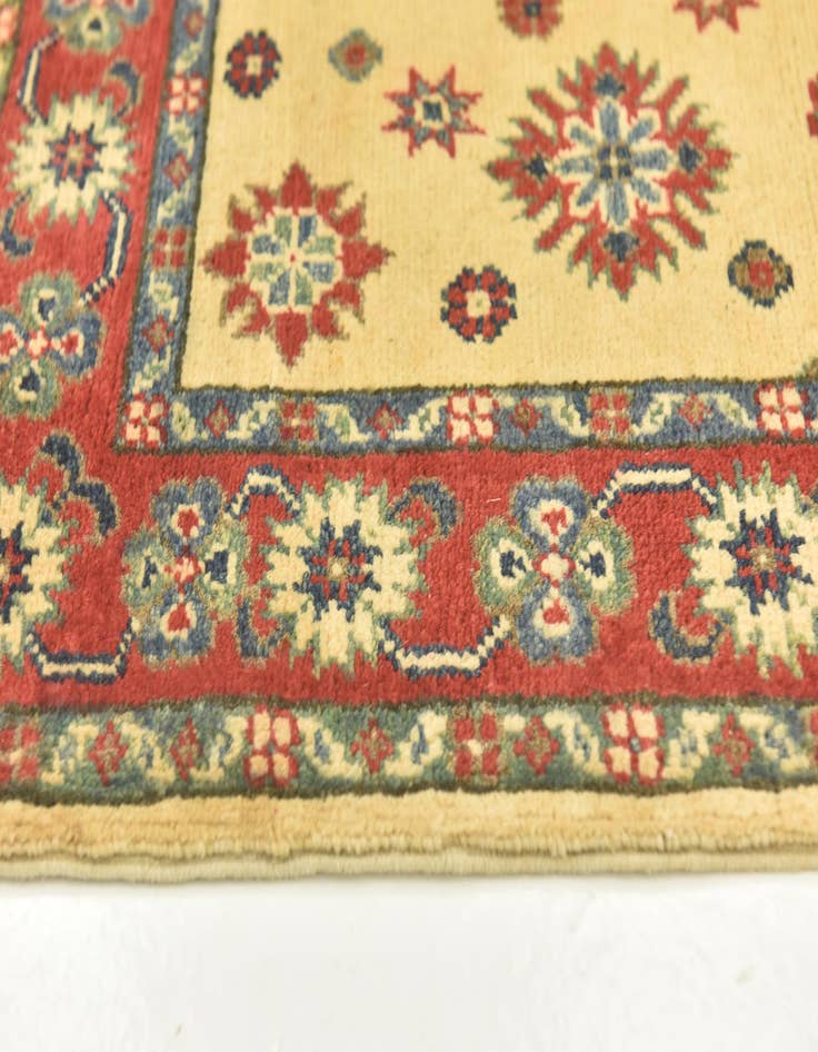 Detail image of  3' 5 x 5' 3  Hand Knotted Kazak Oriental Rug