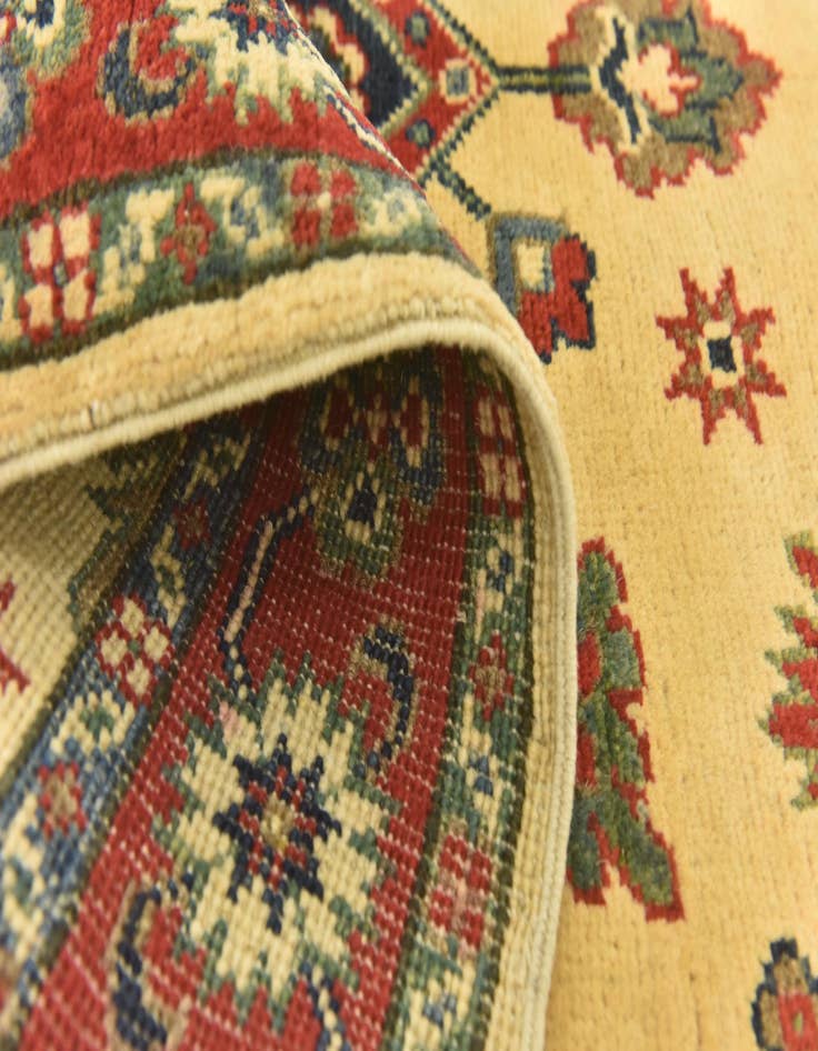 Detail image of  3' 5 x 5' 3  Hand Knotted Kazak Oriental Rug