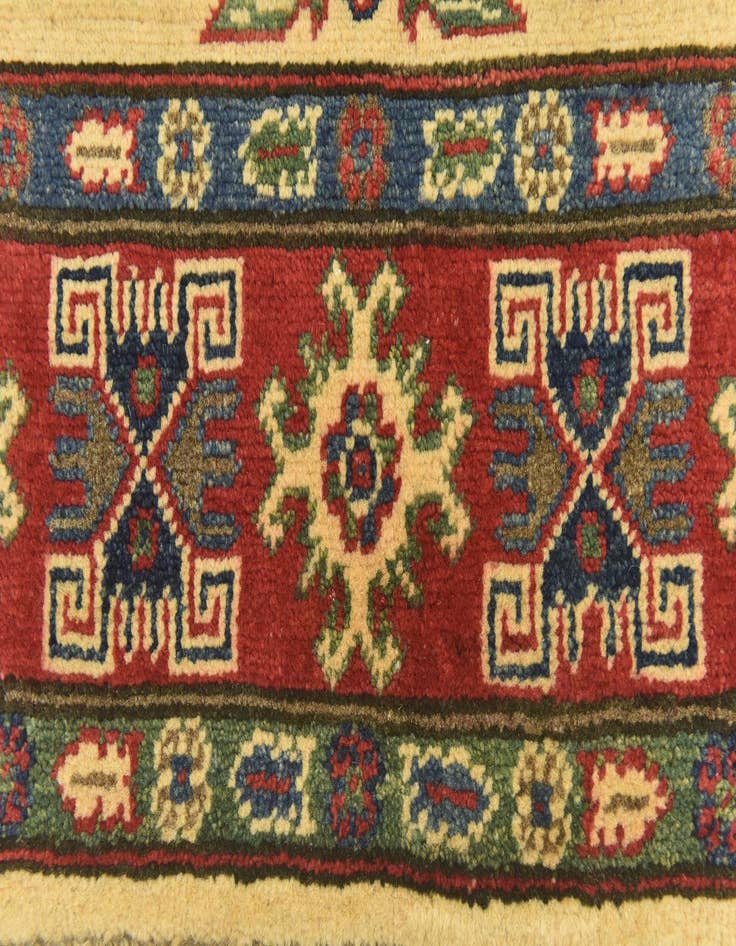 Detail image of  4' x 6'  Hand Knotted Kazak Rug