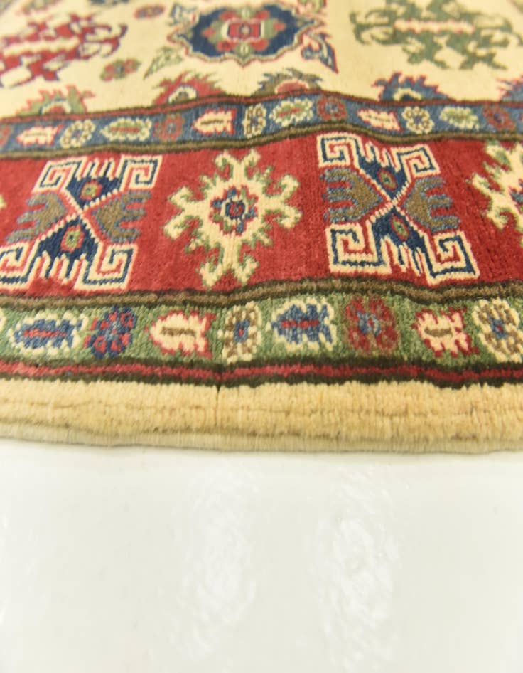 Detail image of  4' x 6'  Hand Knotted Kazak Rug