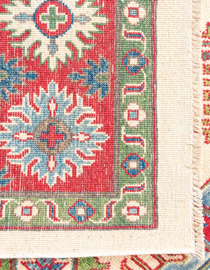 Detail image of  6' 6 x 9' 7  Hand Knotted Kazak Rug