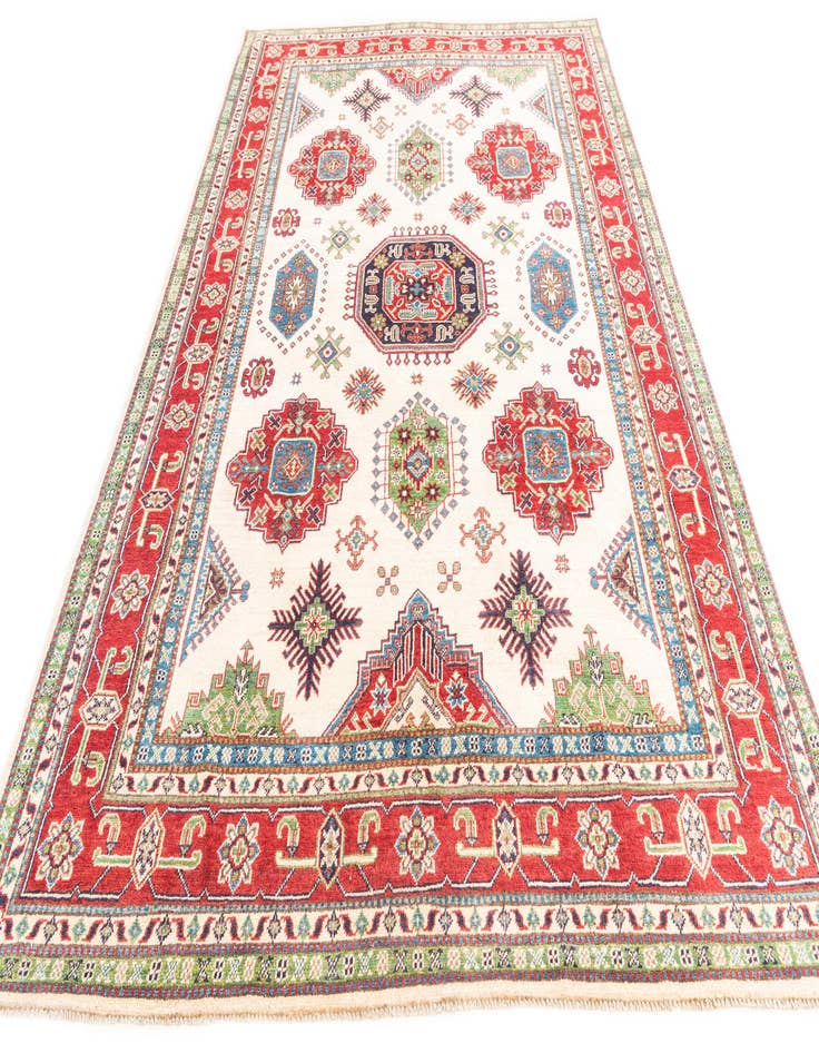 Detail image of  6' 7 x 9' 9  Hand Knotted Kazak Rug