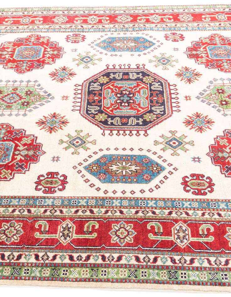 Detail image of  6' 7 x 9' 9  Hand Knotted Kazak Rug