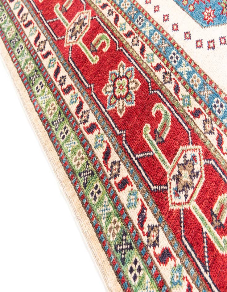 Detail image of  6' 7 x 9' 9  Hand Knotted Kazak Rug
