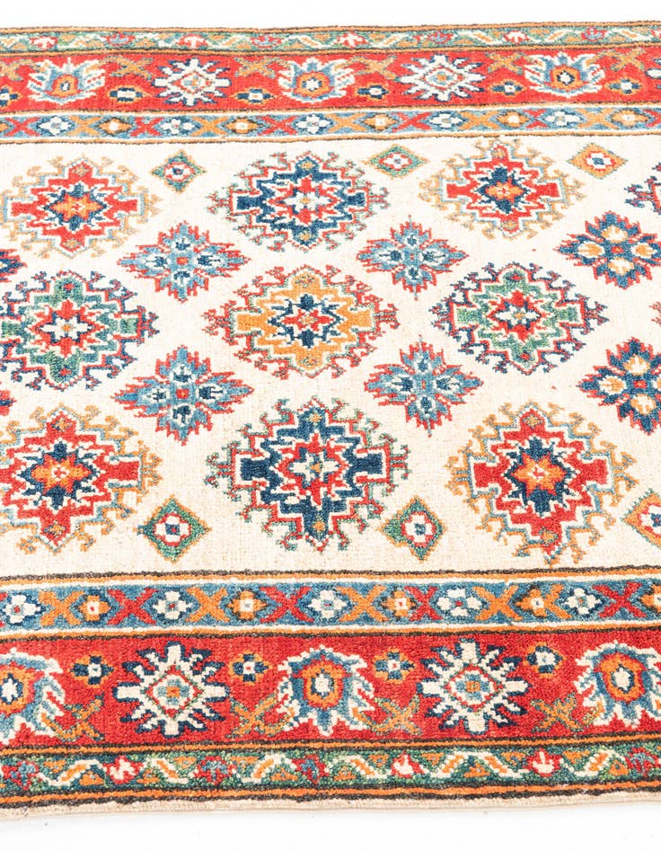 Detail image of  3' 4 x 4' 10  Hand Knotted Kazak Rug