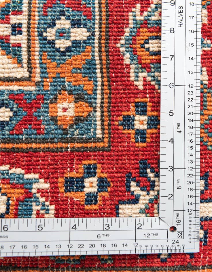 Detail image of  3' 4 x 4' 10  Hand Knotted Kazak Rug