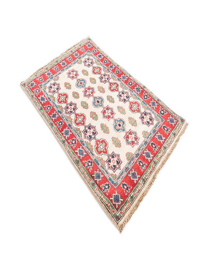 Detail image of  3' x 4' 5  Hand Knotted Kazak Rug