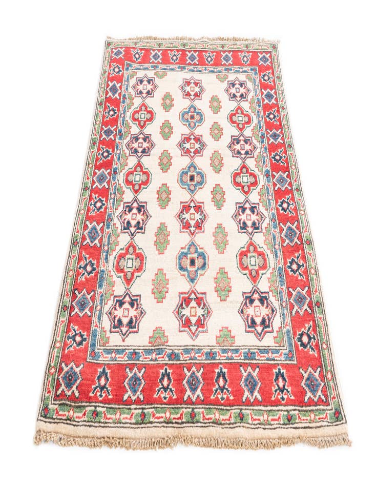 Detail image of  3' x 4' 5  Hand Knotted Kazak Rug