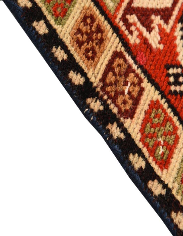 Detail image of  5' x 8'  Hand Knotted Kazak Wool Rug