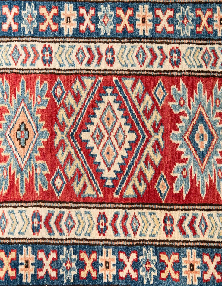 Detail image of  9' 2 x 11' 9  Hand Knotted Kazak Rug
