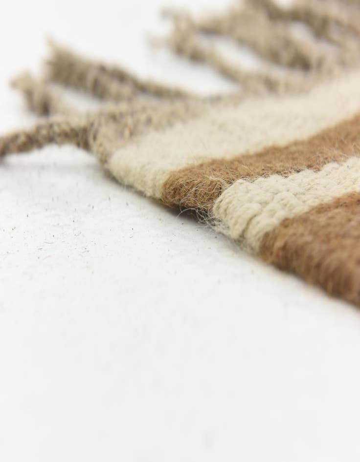 Detail image of  4' 7 x 6' 3  Hand Woven Kilim Fars Wool Rug