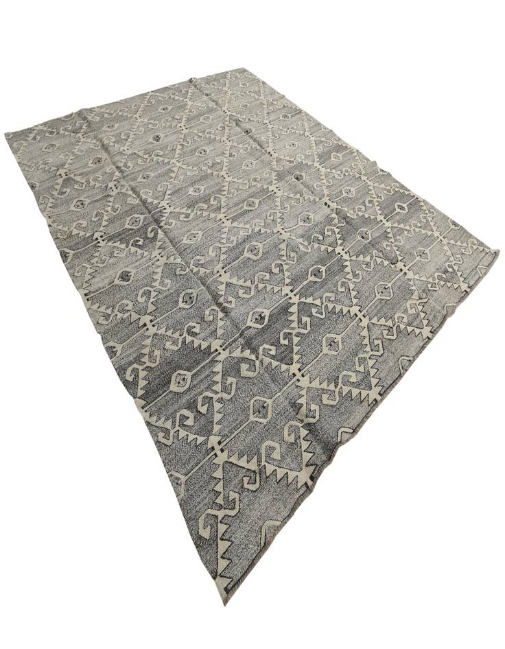 Detail image of  8' 3 x 9' 6  Hand Woven Kilim Fars Wool Rug