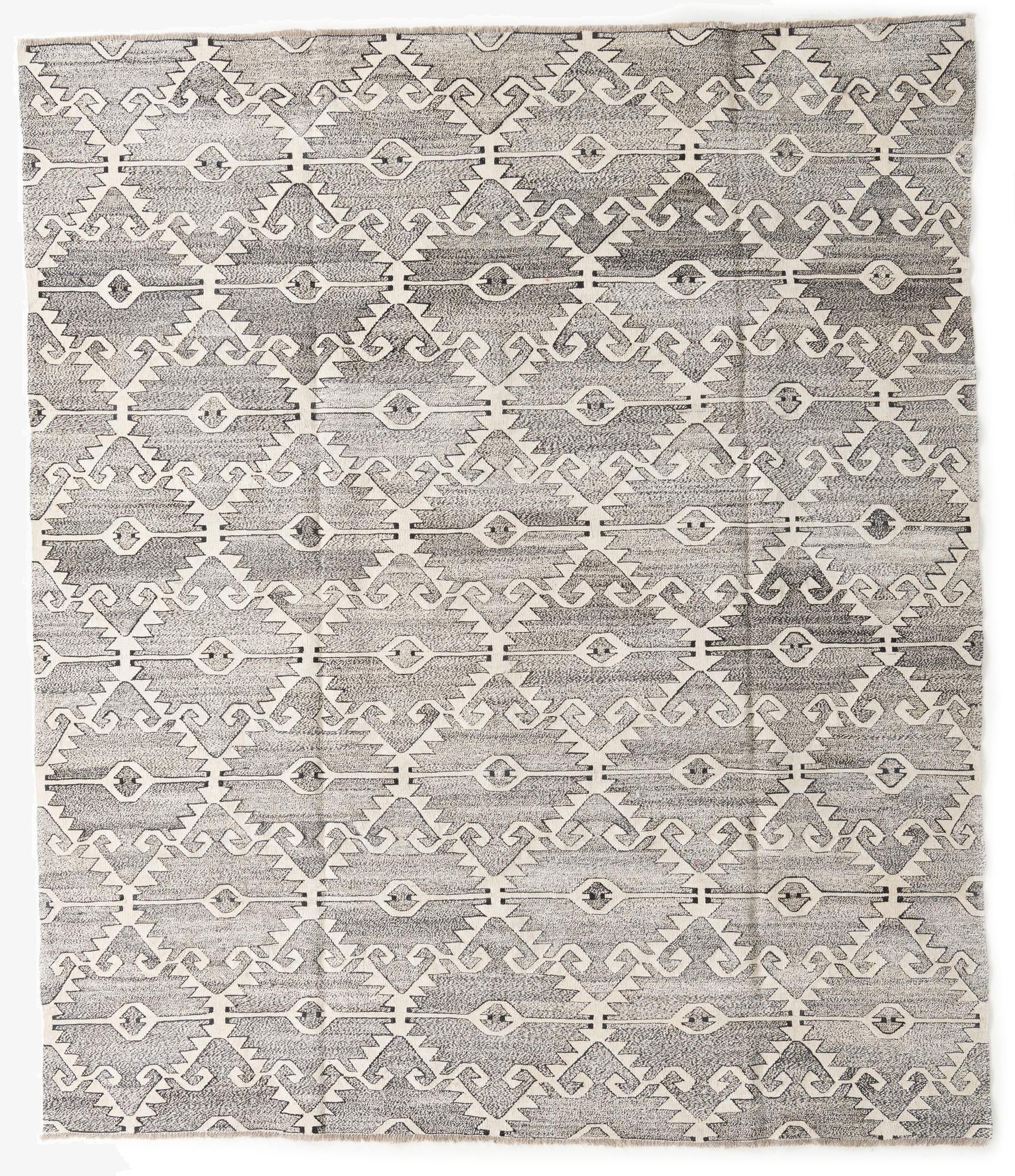  8' 3 x 9' 6  Hand Woven Kilim Fars Wool Rug
