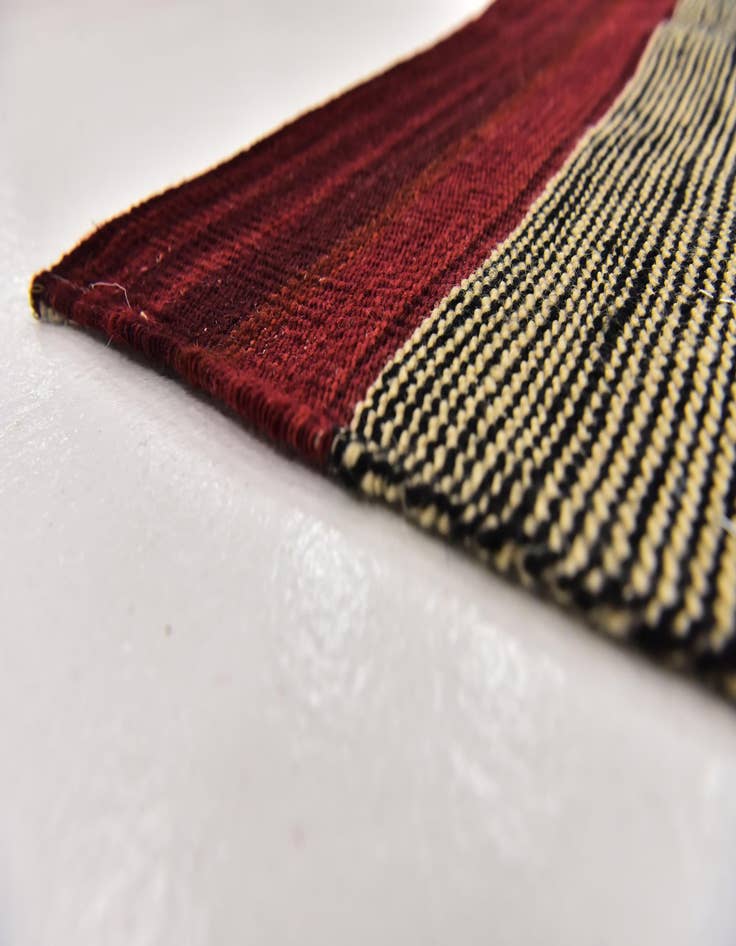 Detail image of  4' 2 x 5' 10  Hand Woven Kilim Modern Wool Rug