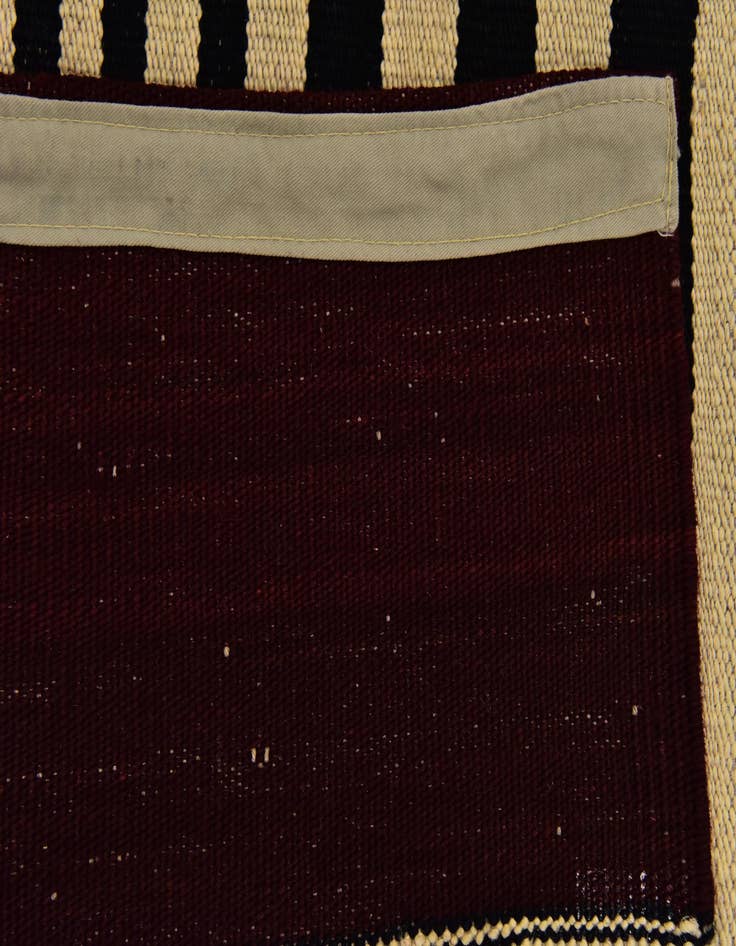 Detail image of  6' x 7' 7  Hand Woven Kilim Modern Wool Rug