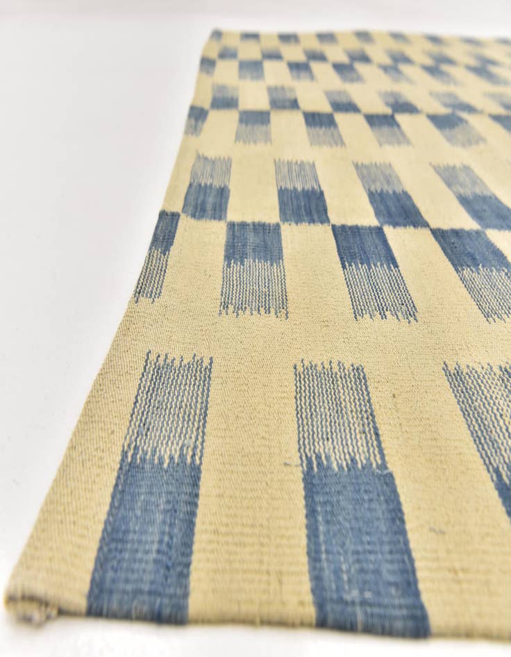 Detail image of  6' x 7' 9  Hand Woven Kilim Modern Wool Rug