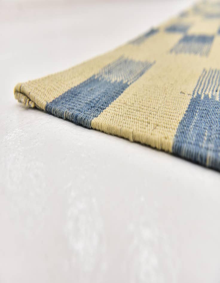 Detail image of  6' x 7' 9  Hand Woven Kilim Modern Wool Rug