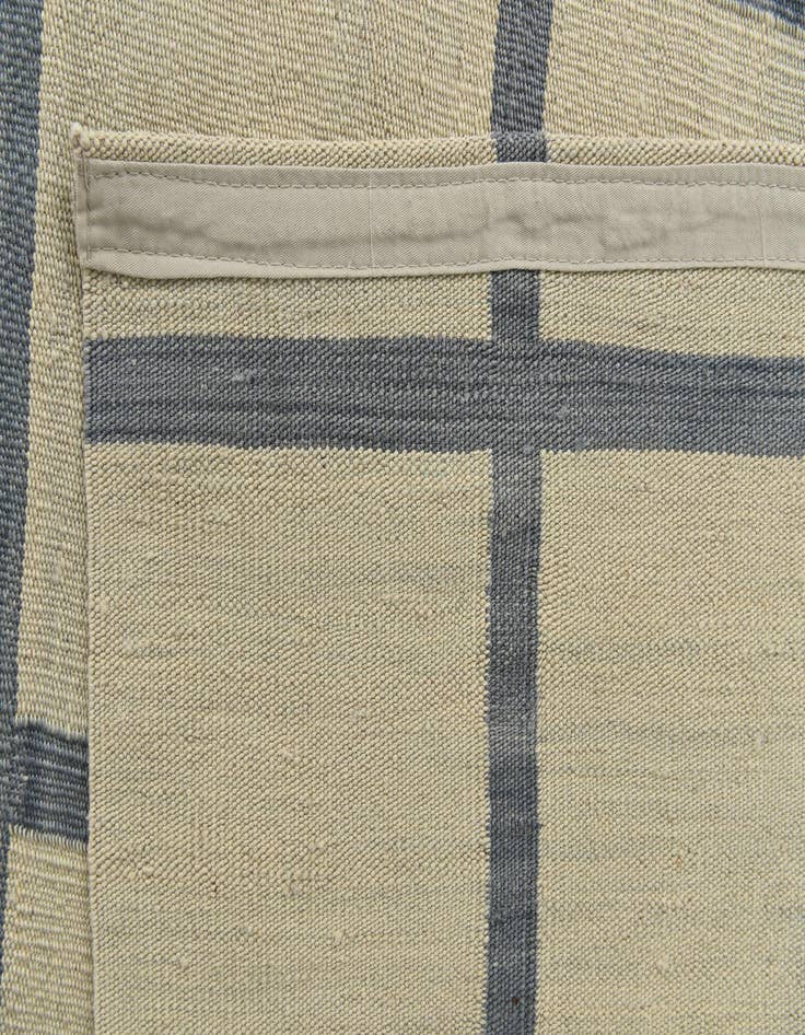 Detail image of  7' x 9' 5  Hand Woven Kilim Modern Wool Rug