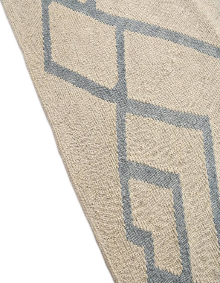 Detail image of  8' 7 x 10'  Hand Woven Kilim Modern Wool Rug