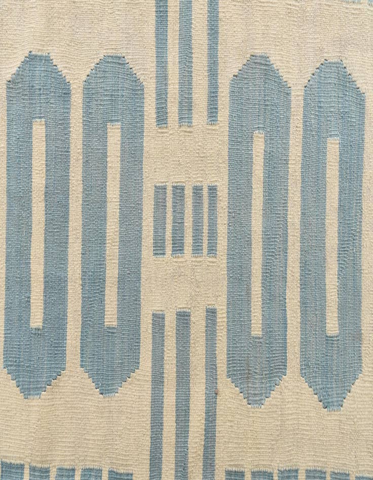 Detail image of  6' 8 x 9' 7  Hand Woven Kilim Modern Wool Rug