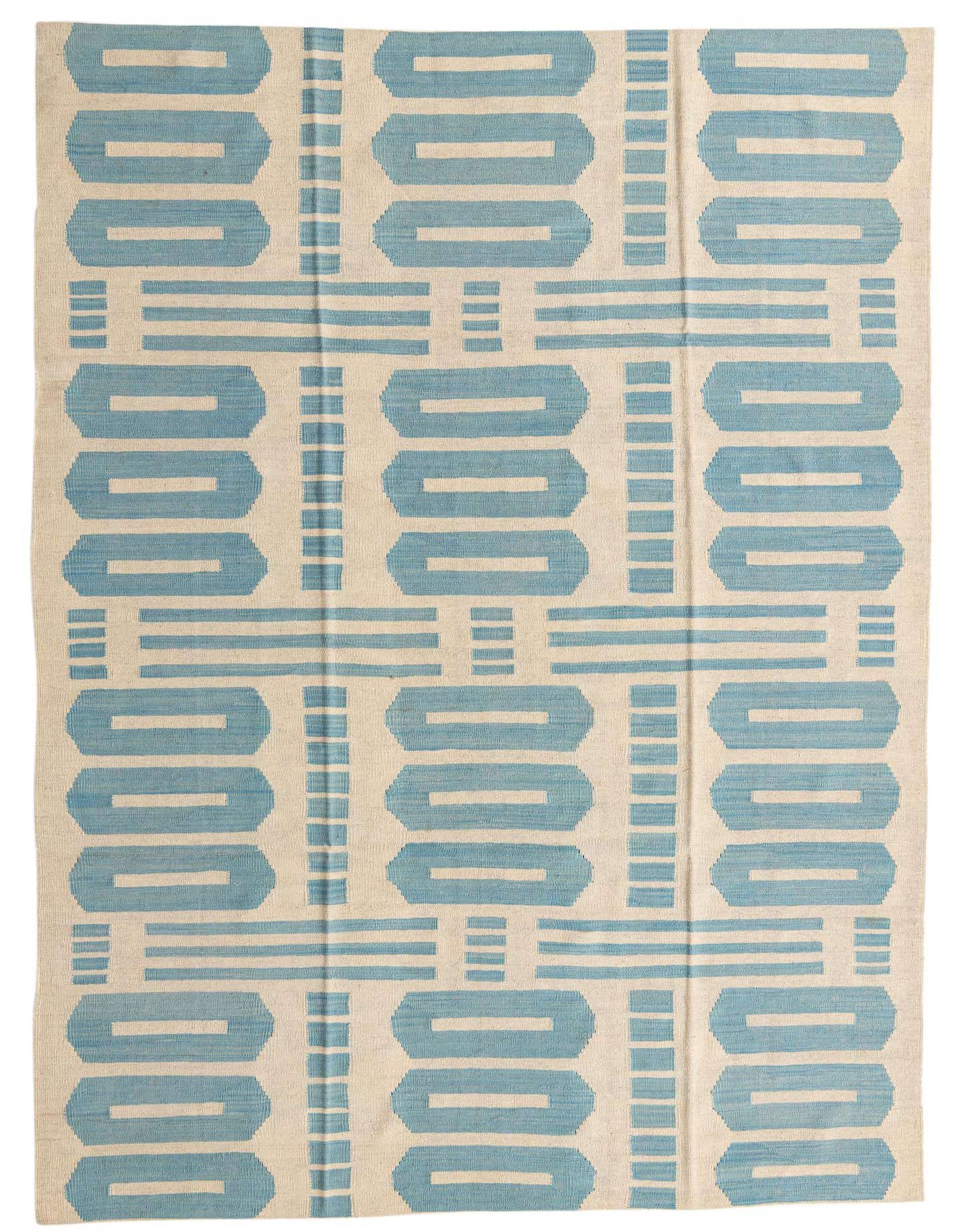 Primary image  6' 8 x 9' 7  Hand Woven Kilim Modern Wool Rug