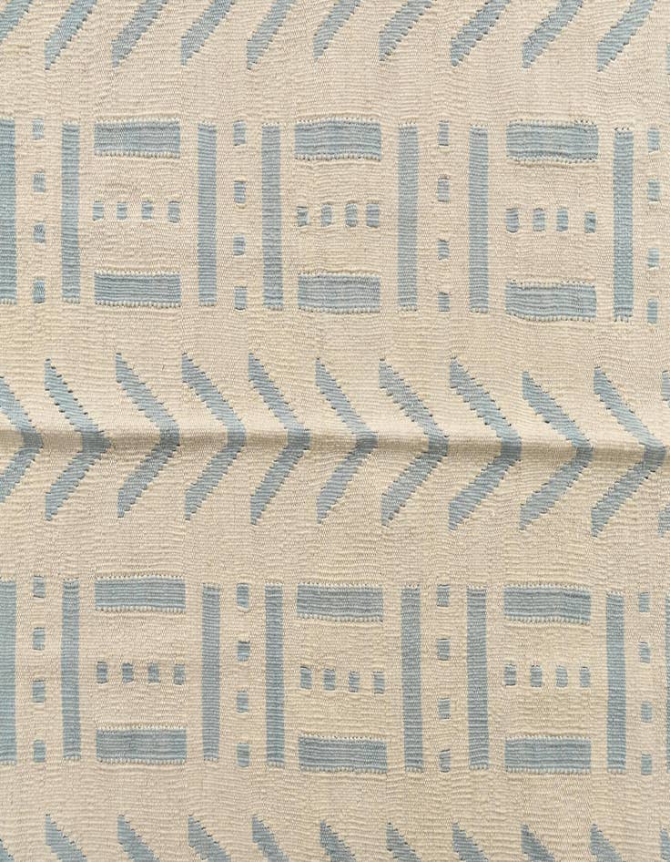 Detail image of  5' 3 x 6' 5  Hand Woven Kilim Modern Wool Rug