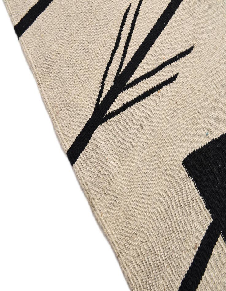Detail image of  8' x 9' 8  Hand Woven Kilim Modern Wool Rug
