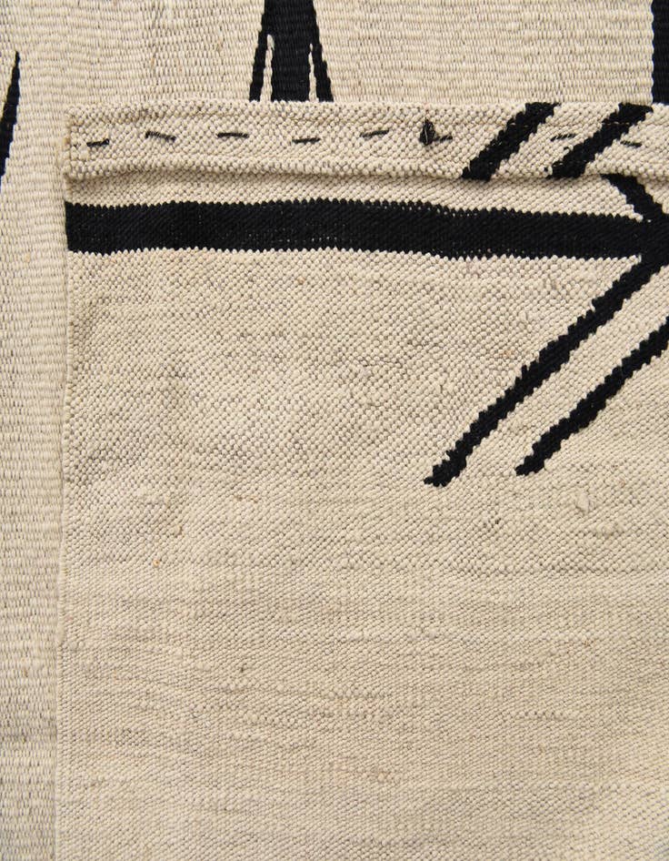 Detail image of  8' x 9' 8  Hand Woven Kilim Modern Wool Rug