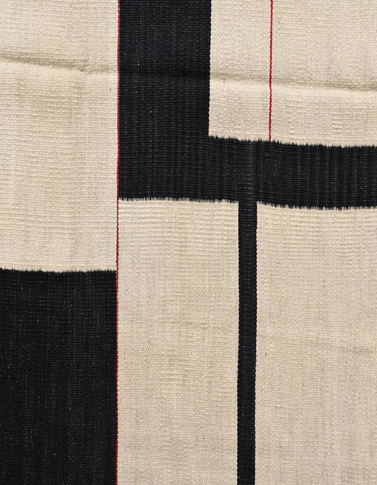 Detail image of  6' x 7' 8  Hand Woven Kilim Modern Wool Rug