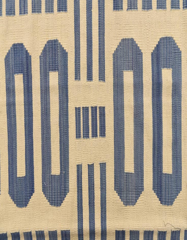 Detail image of  6' 7 x 9' 9  Hand Woven Kilim Modern Wool Rug